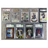 Graded Baseball Cards w/ Inserts & Star RCs
