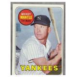 1969 Topps #500 Mickey Mantle Baseball Card