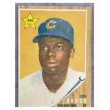 1962 Topps #387 Lou Brock Rookie Card