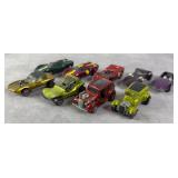 9pc Hot Wheels Red Line Die-Cast Cars