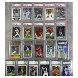 Graded Rookie Baseball Cards w/ Inserts & 10s