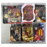 6pc NIP WWE Andre The Giant & Hulk Hogan Figures