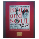 John Garfield Cut Signature Display