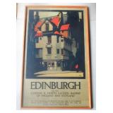 1930ï¿½s LNER Railway Edinburgh Travel Poster