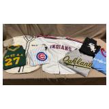 13pc Vtg MLB Baseball Jerseys+ w/Tee Shirts