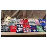 16pc Sports Tee Shirts w/Phillies, Eagles, 76ers+