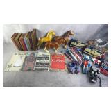 Assorted Figures, Toys, Sports Collectibles+