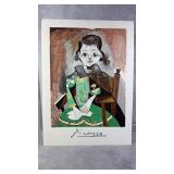 Pablo Picasso Limited Edition Lithograph w/ COA