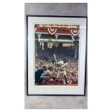 Signed & Limited Jackie Robinson Framed Print