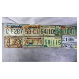 Vtg-Mod Nebraska License Plates