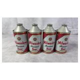 Vintage Cone Top Milwaukee Premium Beer Cans