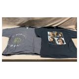 2pc Beatles Tee Shirts Let It Be Sgt. Peppers