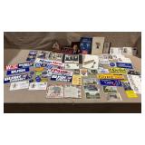 70+pc Vtg Political Memorabilia Items & Ephemera