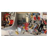 Collection Of Legos w/ Built, Base Plates & SW