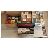 Collection Of 8-Track Cartridges
