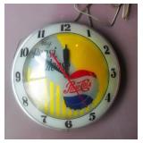 1961 Pepsi Double Bubble Light Up Clock