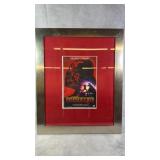 10" x 15? Framed 1982 Revenge Of The Jedi Poster
