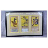 1945-57 Pin-Up Girl Advertising Calendars Display