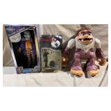 3pc Vtg Action Figures w/Depp, Flabber & Big Foot