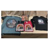 5pc Music Related Tee Shirts+ w/Hendrix