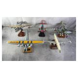 5pc Model Airplanes w/ WWII German