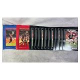 13pc 1989 Starline HOF Player Folders w/ MJ