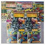 10pc The Eternals #1-15 1976 Marvel Comic Books