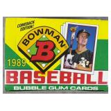 1989 Bowman Unopened Fresh Wax Box