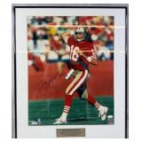 Joe Montana Signed Limited Print #10/99 w/ JSA COA