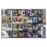 33pc Auto, Relic & Serial # Insert Football Cards