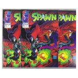 3pc Spawn #1 1992 Key Image Comic Books