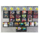 31pc Vintage Videogames w/ Jurassic Park