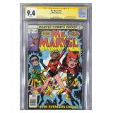 CGC 9.4 SS Ms. Marvel #18 1978 Key Comic Book