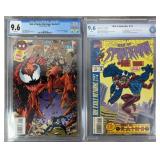 Graded Web Of Spider-Man Marvel Comic Books