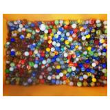 Assorted Antique & Vintage Glass Marbles