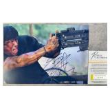 Sylvestor Stallone Signed 12" x 8.5ï¿½ Photograph