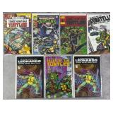 7pc Teenage Mutant Ninja Turtles #1 Comic Books