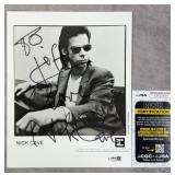 Nick Cave Signed 1998 Reprise Records Photograph