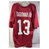Tua Tagovailoa Signed Football Jersey w/ COA