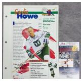 Gordie Howe Signed All Sports Champions w/ COA