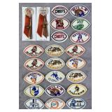 1950s-70s Baseball Pins & Football Patches