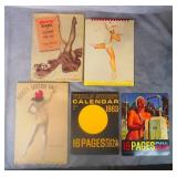 1947-1963 Pin-Up & Nudist Calendars