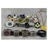 Free Mason & Masonic Knights Templar Jewelry