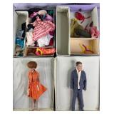 Blonde Bubblecut Barbie & Straight Leg Ken