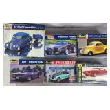 6pc Sealed Contents Revell Model Kits+ w/ AMT