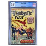 CGC 3.5 Fantastic Four #4 1962 Key Marvel Comic