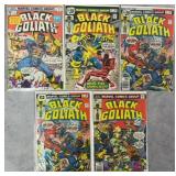 Black Goliath #1-5 1976 w/ Price Variant