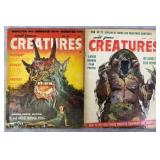 World Famous Creatures 1958-59 Horror Magazines