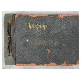 Antique Photograph Album w/ 114 Photos