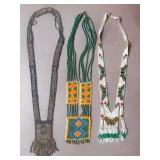 Art Deco Steel & Glass Beaded Necklaces